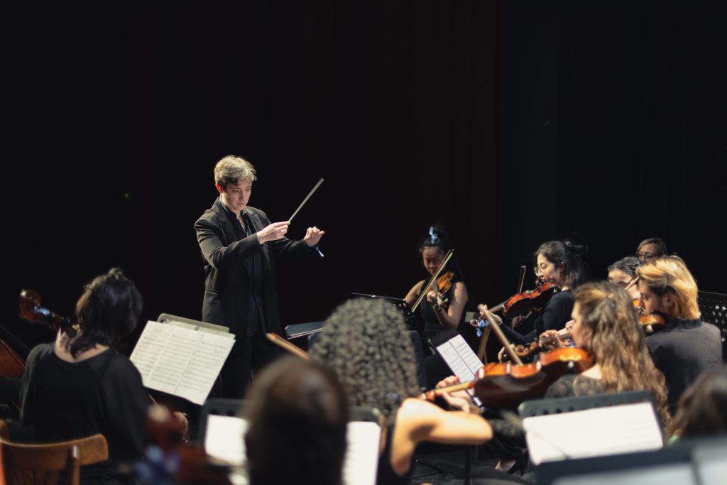 Foto del concert de presentació de l'Orquestra Simfònica de Gràcia