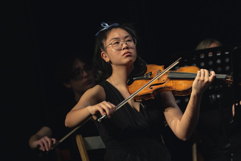 Foto del concert de presentació de l'Orquestra Simfònica de Gràcia