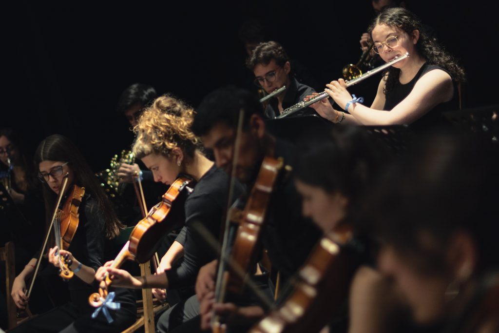 Foto del concert de presentació de l'Orquestra Simfònica de Gràcia
