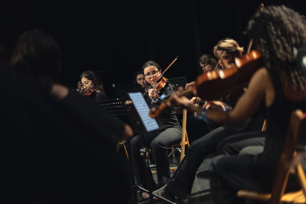 Foto del concert de presentació de l'Orquestra Simfònica de Gràcia