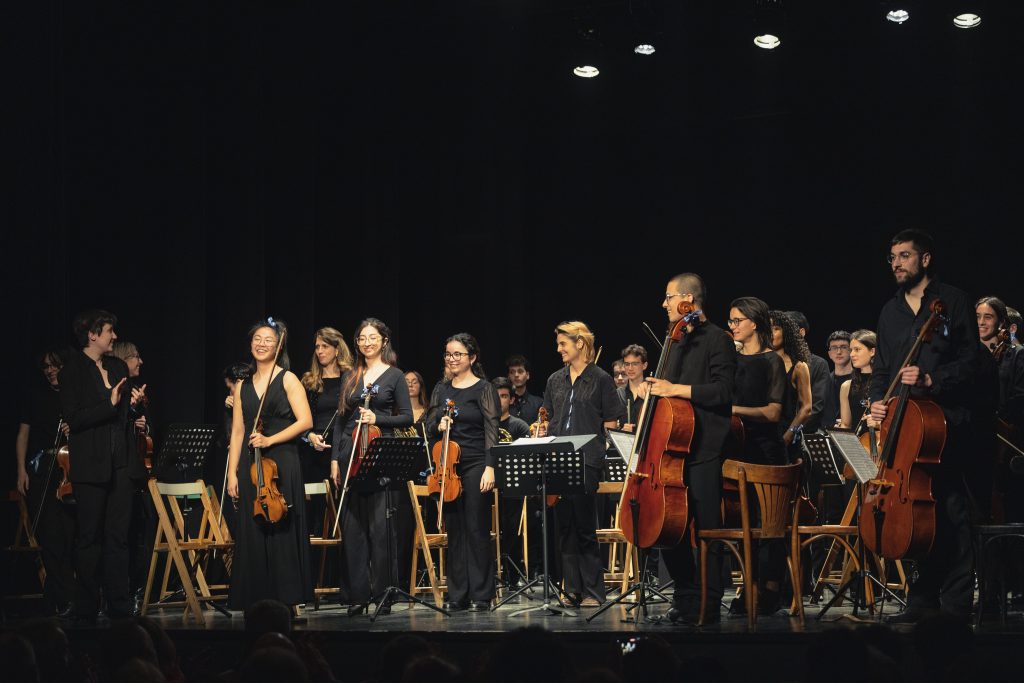 Foto del concert de presentació de l'Orquestra Simfònica de Gràcia